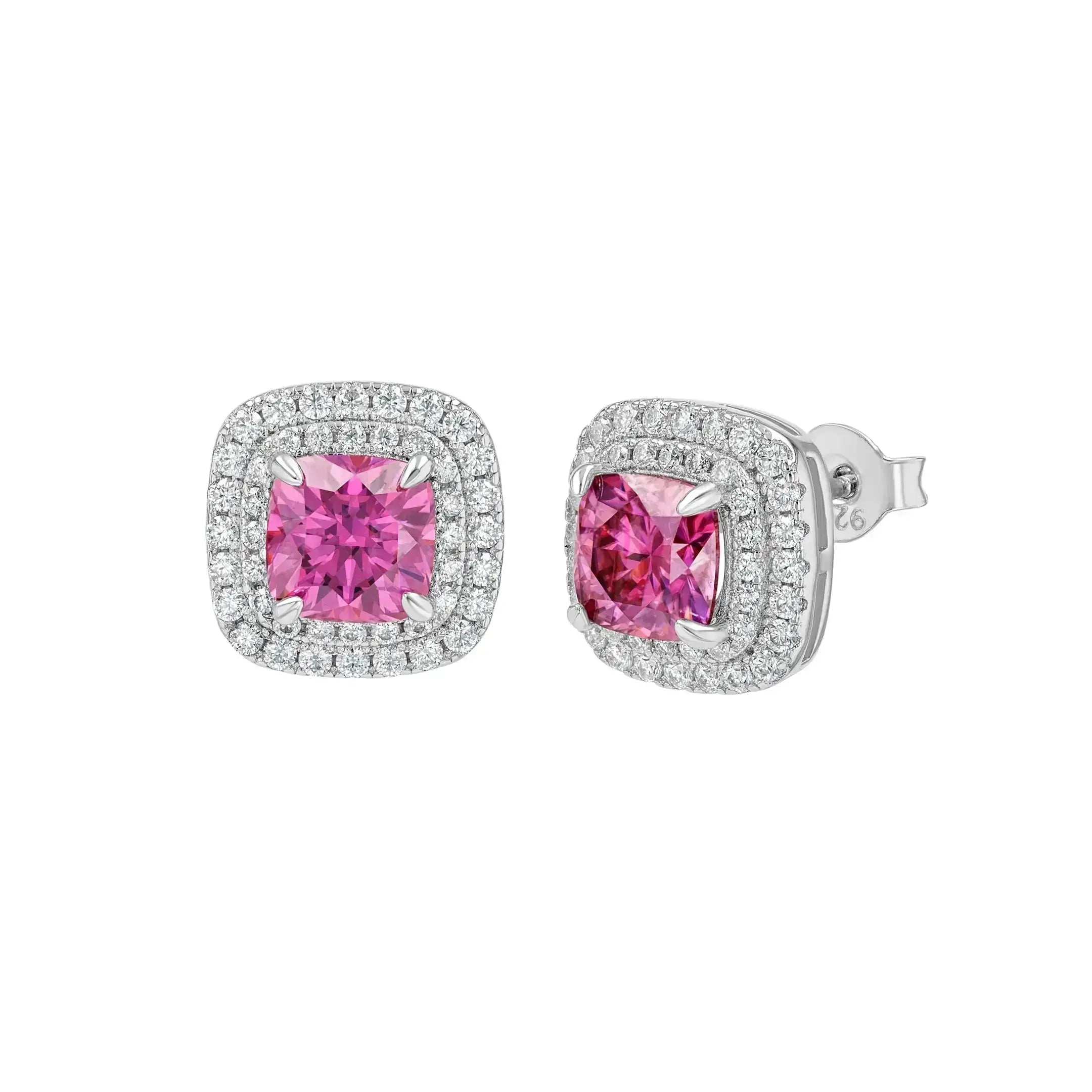 Gemstone-Earrings Lab Grown Diamonds
