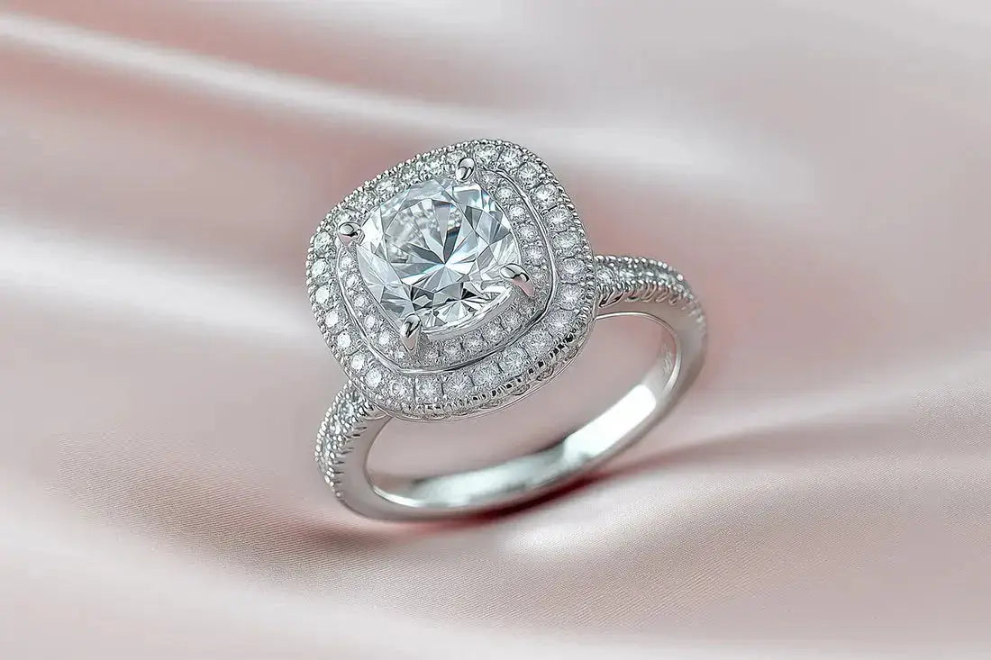 Diamond-Inspired-Moissanite-Rings Lab Grown Diamonds